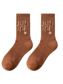 1双装，10双装，男款，女款，黑色，白色，篮球袜，运动袜，跑步袜，时尚，创新纯色情侣袜，夏季，防臭袜，休闲中筒袜，春秋四季通用袜，舒适，吸汗，青少年，学生，日常袜 - 彩色 - 查看 14