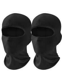 1/2/3pcs Unisex Breathable Elastic Quick-Dry Thin Face Mask, Suitable For Outdoor Activities Like Cycling, Hiking, Fishing, Windproof, Suitable For Daily Wear And Sports Matching