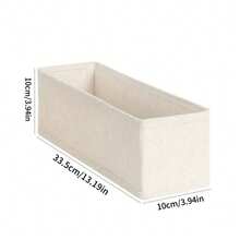 1/3/5pcs Foldable Linen Open Storage Basket, Non-Woven Fabric Sock Organizer Box, Wardrobe Storage & Organization, Stackable Drawer Style Storage Box, Space Saving, Suitable For Socks, Underwear, Ties, Scarves, Accessories, Cosmetics And More, Home Decor, Room Decor - Multicolor - View 9