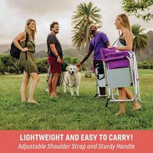 Silla de Picnic Plegable porttil - Rosado - Ver 5