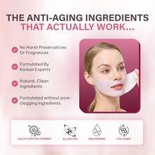 4PCS Quasi Bio-Collagen Face Mask Overnight – Hydrating Korean Sheet Mask – Niacinamide & Low Molecular Collagen – Firming & Smoothing Skincare For All Skin Types – 4 Masks - 維生素 C - 查看 5
