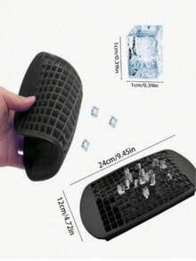 Square Grid Silicone Ice Cube Tray, With Excellent Cold Resistance And Durability. Ice Molds And Pudding Molds, Suitable For Use In Households, Bars And Other Places. Easy To Use. - Multicolor - View 7