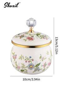 shoxil 1pc Minimalist Floral Enamel Kettle, Teapot, Coffee Pot, Stovetop Enamel Kettle For Kitchen, Handmade Teapot, Household Tea Enamel Kettle, Desktop Decor Enamel Kettle - Pot - View 16