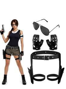 Laura Holster, Western Cowboy Belt Costume Accessory - Multicolor - View 6