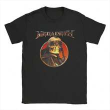 Camisetas de Hombre Megadeths The Sick The Dying Moda Camiseta de Algodón de Manga Corta Camisetas Cuello Redondo Ropa Talla Grande - Negro - Ver 11