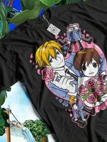 Sekai-Ichi Hatsukoi-Shirt Anime Manga Lover Japanese Otaku Shirt All Size - 黑色 - 查看 1