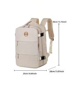 Fashionable Backpack, Business Casual Laptop Backpack, Travel Bag, Multi-Compartment, Large Capacity, Outdoor Lightweight, Anti-Theft, Minimalist, Student Bookbag - Multicolor - View 7