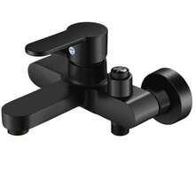 Classic Zinc Alloy Shower Faucet - Cold And Hot Water Mixing Valve, Knob To Switch Water Flow Mode, Wall-Mounted Bathroom Three-Way