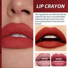 Juego de delineadores de labios mate de 6 colores: acabado mate natural, duradero y a prueba de manchas. - Multicolor - Ver 9
