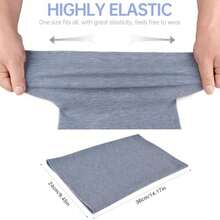 Winter Neck Gaiter Warmer Soft Fleece Face Mask Scarf For Cold Weather Skiing Cycling Outdoor Sportsasd - 2 gói (Xám đậm + Xanh nhạt) - Xem 3