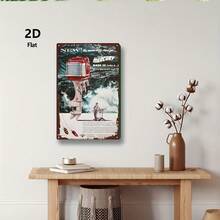2D Flat, 1 Piece Vintage MERCURY Marine Engine Metal Tin Sign - Vintage Wall Art Decoration 20x 30cm / 8x12inch , Durable Iron Metal Sign Suitable For Garage, Bar, Cafe, Garden, Office - Unique Men's Holiday Gift, 2D Flat - 混合 - 查看 5