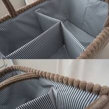 1个婴儿尿布收纳篮，适用于换尿布台，可收纳尿布和湿巾，是送给准妈妈的理想礼物，也可作为车载尿布篮、婴儿房尿布收纳架或便携式尿布篮使用。 - 彩色 - 查看 6