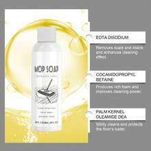 1 Unidad Limpiador de Piso para Trapear, Cuidado Diario y Anti-Manchas, Brillo Duradero y Sin Daño a Superficies, Adecuado para Madera, Baldosas y Laminados - Blanco - Ver 2