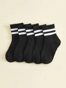 6 đôi tất cổ ngắn cho trẻ em trai và gái - Nhiều màu - Xem 20