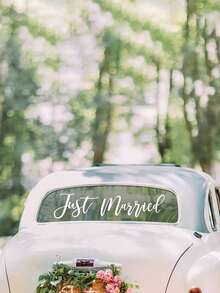 1 Peça Adesivo de Decalque para Carro de Pedido de Casamento (Edição de Natal)