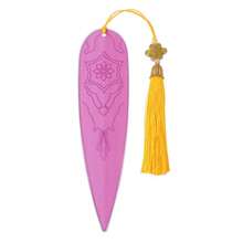 K-POP Witch Hunter Anime Theme Acrylic Bookmarks With Tassel - 15cm Sword-Shaped And Decorative Bookmarks, Decorative Reading Accessories With Chinese Knot Tassel, Perfect For Birthday, Christmas, Halloween Gifts And Book Lovers Collection - Multicolor - View 5