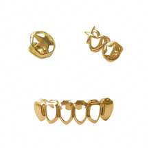 一套镂空心星组合牙齿饰品，时尚配饰，男女皆宜，情侣礼物