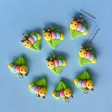 树脂爬虫 | 多功能珠宝配饰，可用于项链、耳环、手链、发夹等 - 圣诞节、万圣节、情人节、母亲节、生日的完美礼物 - 昆蟲 - 查看 2