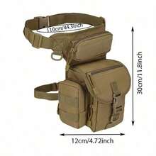 战术腿包 B 型交叉腿挂式户外自行车骑行徒步大腿包 - 彩色 - 查看 6