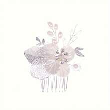 1 pieza Peine de cabello de acrílico elegante, accesorio de cabello para novia y boda, adecuado para todas las estaciones - color - Ver 7