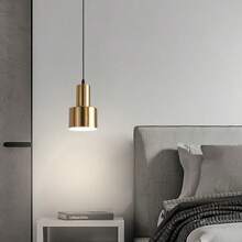 Modern Minimalist Luxury Pendant Light, Suitable For Dining Room, Bar, Designer Showroom, Bedroom - Copper Natural Color - View 1