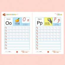 32-Page Children's ABC Letter Tracing Workbook, Learn English Alphabet, Comes With Writing Stationery Gift: 2 Pencils, 1 Random Color Pencil Grip, A-Z Letter Practice, Suitable For Preschool And Kindergarten, Fun Early Learning Writing Exercise Book, Great Gift And Practical English Writing Practice Notebook, Ideal For Back To School Season - Red - View 3