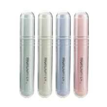 12-Color Soft Pastel Highlighter Pen Set, Large Capacity, Multi-Color Options, Student Stationery, Fluorescent Marker, Non-Bleed, Slanted Tip Design For Bible, Planner, Drawing, Office Coloring - Highlighter - View 5