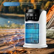 OBOVAY 3-In-1 Portable Air Conditioner, Humidifier, Aroma Lamp & Fan, USB Powered, Essential Cooling Device For Office And Home, USB Air Conditioner, USB Power Adapter - Random Color - View 3