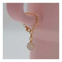 1 Pack Personalized Letter Pendant, Customized Jewelry Accessories For Coffee Cup Identification, Anti-Lost Decoration - White - View 23