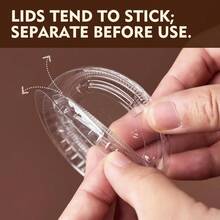 Sets - 2 Oz Jello Shot Cups With Lids, Portion Cups, Disposable Plastic Jello Shot Cups Meal Prep, Salad Dressing, Souffl, Portion Containers - 100 - Xem 4