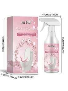 Limpiador de inodoro con aroma a pescado Jue, quitamanchas de baño, limpiador de inodoro perfumado para el hogar