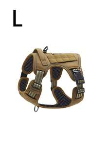 Adjustable No-Pull Tactical Dog Harness With Handle For Large Dogs - Reflective Vest For Labrador Retriever, Siberian Husky, German Shepherd - Durable Polyester Material - Nhiều màu - Xem 16