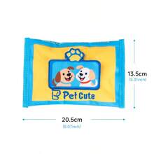 Pet Toys Dog Scent Training Wet Wipes, Chew-Resistant, Hide & Seek, Puzzle, Self-Entertaining, Squeaky Toys - Blue - View 7