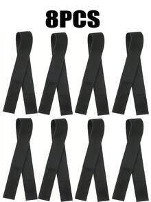 Elastic Wig Bands, 15Pcs/10Pcs/6Pcs/2Pcs Adjustable Lace Melting Band Front Laying Strap Wrap To Lay Hairline Edges Wig Belt Tape For Grip Keeping Wigs In Place Spritz Spray Frontal Graduation - Black - View 10