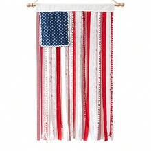 4th Of July Independence Day Decorations Memorial Day Decor Indoor And Outdoor Hanging Flag Banners - Blue - View 6