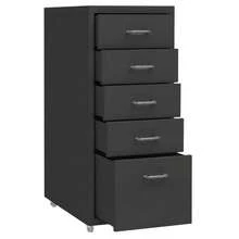 vidaXL Classeur mobile antracite 28x41x69 cm metal - Cinza - Ver 5