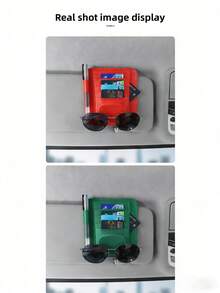 Practical New Car Sun Visor Storage Clip, Thin Multi-Card Slot Sturdy Backclip, PU Leather, Car Interior Organization, Essential Car Storage Organizer For Car Owners