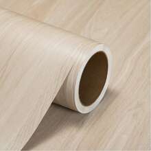 1卷木纹自粘壁纸/可撕式乙烯基贴纸/厨房/台面/橱柜/家具翻新/卧室/客厅/墙面装饰/家居装饰/DIY简易安装/可移动壁纸 15.7*196.85英寸 - 彩色 - 查看 16