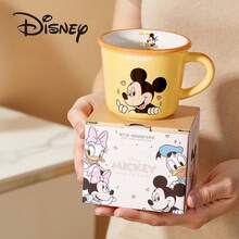 Disney Authentic Mickey Mouse Coffee Mug, Ceramic Water Cup With Milk Scale, & Heat Resistant - Multicolor - View 4