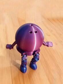 10厘米保龄球毛绒玩偶 - 3D打印保龄球玩偶。适用于办公室、家庭、派对、保龄球馆等场合，可用作装饰品、创意摆件、新年礼物和派对礼品。 - 彩色 - 查看 8