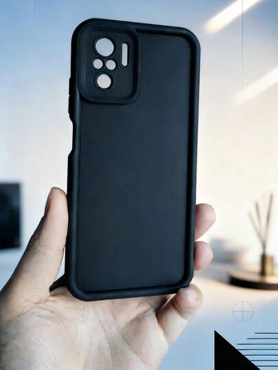 A Black, Minimalist, And Thickened Mobile Phone Case That Is Compatible With Various Redmi,Compatible With Xiaomi, And OPPO Phones Including The Redmi Note 14 Pro 4G/Note 14 Pro+ 5G/Poco M6 Pro 4G. The Cover Has A Soft And Comfortable Touch, Is Anti-Slip, Anti-Sweat, And Anti-Fingerprint.