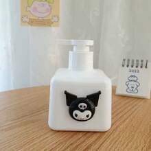 Sanrio Hello Kitty Refillable Dispenser Bottle - Cute Cartoon Cat Design, Pink & White Color, PVC-Free, Suitable For Shampoo, Hand Wash, And Dish Soap, Bathroom Storage & Organization Companion. - Multicolor - View 14