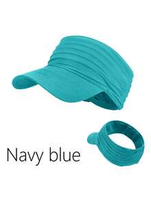 Boné esportivo de secagem rápida com viseira, unissex, ideal para corrida ao ar livre, férias na praia, estilo boné de beisebol, chapéu estiloso com proteção solar para adultos, primavera/verão/outono. - Chapéu vazio - Ver 15