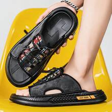 Men Slippers - Black - View 2