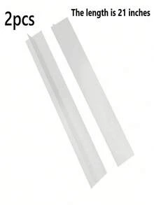 1/2pcs, Stove Counter Gap Cover T-Shaped Silicone Rubber Strip For Kitchen Oil-Gas Slit Filler Heat Resistant Mat Oil Dust Water Seal, 21/25/30inch-ASDF - 黑色-21吋-2件裝 - 查看 8