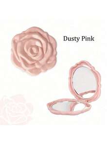 情人节礼物、成人派对礼物、玫瑰图案便携化妆镜、成人礼品卡、附赠欧根纱袋的感谢礼品、甜美15岁女王生日派对礼物 - 彩色 - 查看 12