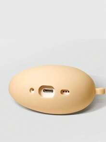 2pcs (Headphone Case+Keychain) Cute Anti Real Egg Silicone Bluetooth Headphone Case Protective Cover Compatible With AirPods 1/2/3/4/Pro/Pro2 Valentine's Day Gift Ramadan Gift - Multicolor - View 6