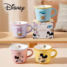 Disney Authentic Mickey Mouse Coffee Mug, Ceramic Water Cup With Milk Scale, & Heat Resistant - Multicolor - View 3