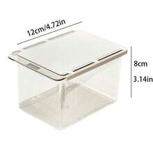 3/1pc - Storage Box Under The Mirror Cabinet | Hanging Rack Under The Hanging Cabinet, Adjustable Bathroom Shelf | Organize The,Multi Functional Storage Box Set - Suitable For Storing Cosmetics, Snacks, Etc. - Made Of Plastic Material, Can Be Used In Kitchens, Bathrooms, And Dormitories