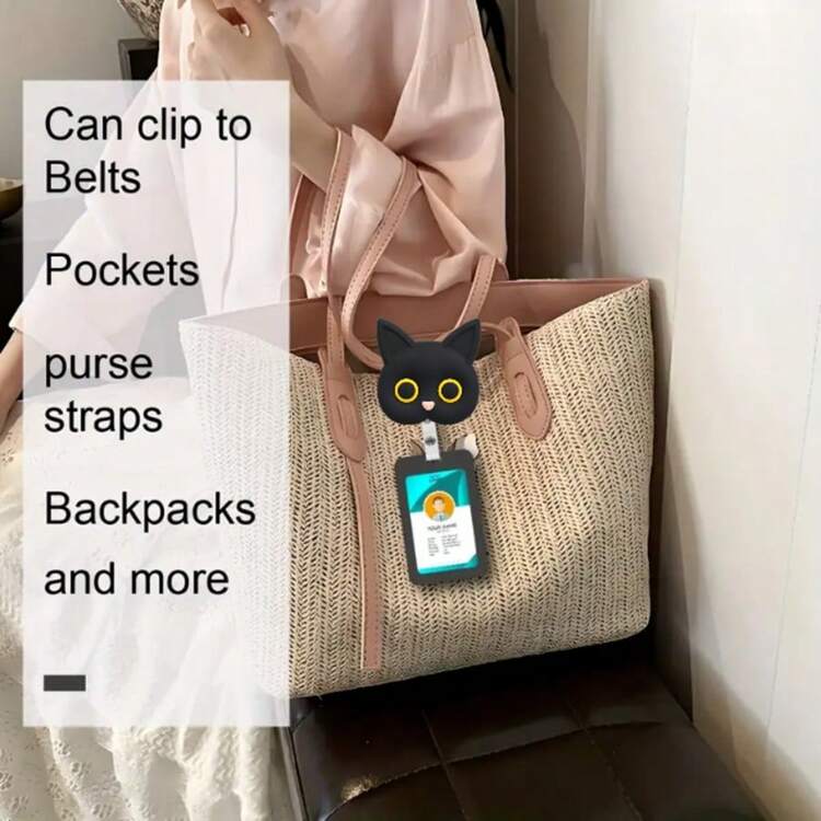 ID Badge Holder With Lanyard, Retractable ID Badge Card Holders, Removable Neck Lanyard Strap With Badge Reel And Vertical ID Holder For Nurse